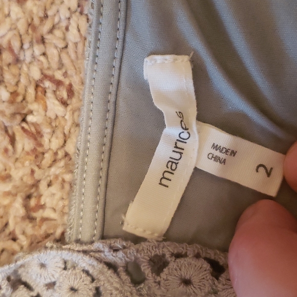 EUC Crochet Like Maurices Tank Top Plus Size 2. - Picture 2 of 2